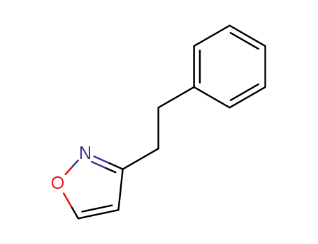 Molecular Structure of 66417-93-4 (Isoxazole, 3-(2-phenylethyl)-)