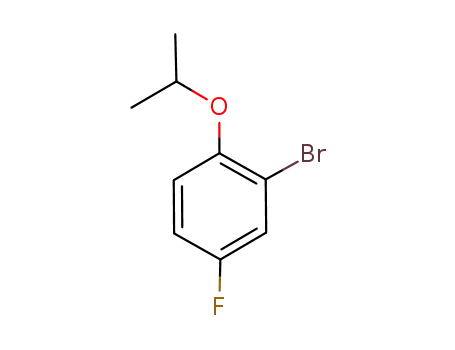 Molecular Structure of 202865-79-0 (2-(2'-BROMO-4'-FLUOROPHENOXY)PROPANE)
