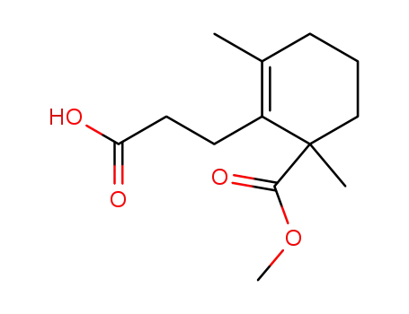 (1,3-Dimethyl-3-methoxycarbonyl-cyclohexen-<sup>(1)</sup>-yl)-propionsaeure