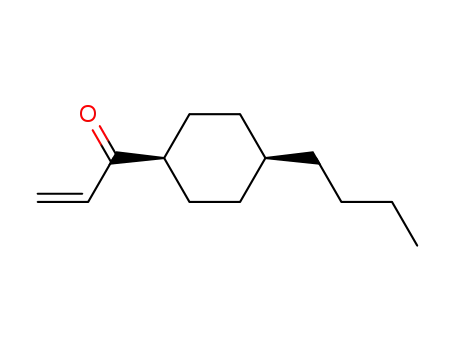 Molecular Structure of 94142-21-9 (2-Propen-1-one, 1-(4-butylcyclohexyl)-, cis-)