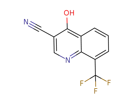 3-Quinolinecarbonitrile, 4-hydroxy-8-(trifluoromethyl)-