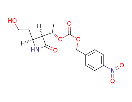 Carbonic acid (S)-1-[(2S,3S)-2-(2-hydroxy-ethyl)-4-oxo-azetidin-3-yl]-ethyl ester 4-nitro-benzyl ester