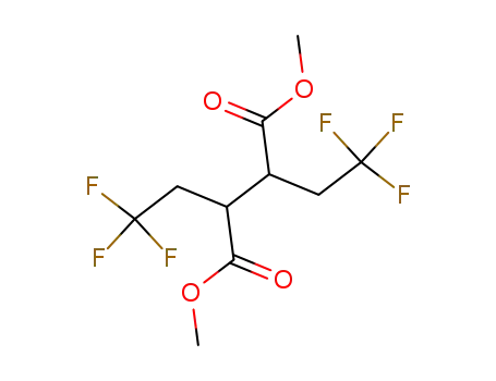 Molecular Structure of 53392-81-7 (Butanedioic acid, 2,3-bis(2,2,2-trifluoroethyl)-, dimethyl ester)