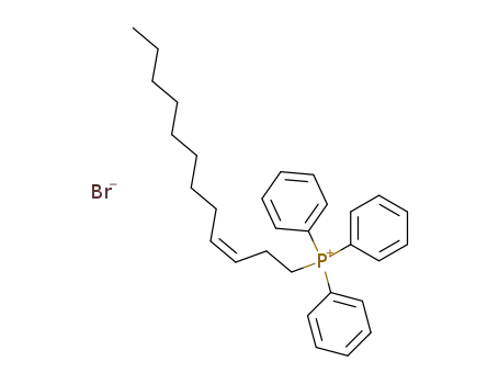 Molecular Structure of 86982-51-6 (((Z)-Dodec-3-enyl)-triphenyl-phosphonium; bromide)