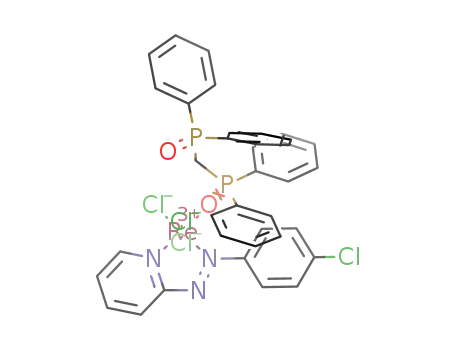 [Re(OP(C<sub>6</sub>H<sub>5</sub>)2CH<sub>2</sub>P(C<sub>6</sub>H<sub>5</sub>)2O)Cl<sub>3</sub>(C<sub>5</sub>H<sub>4</sub>NN<sub>2</sub>C<sub>6</sub>H<sub>4</sub>Cl)]