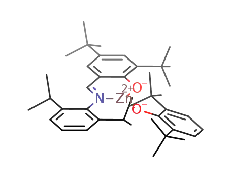 [(((CH<sub>3</sub>)2CH)2C<sub>6</sub>H<sub>3</sub>NCHC<sub>6</sub>H<sub>2</sub>(O)(C(CH<sub>3</sub>)3)2)Zn(O((CH<sub>3</sub>)3C)2C<sub>6</sub>H<sub>3</sub>)]