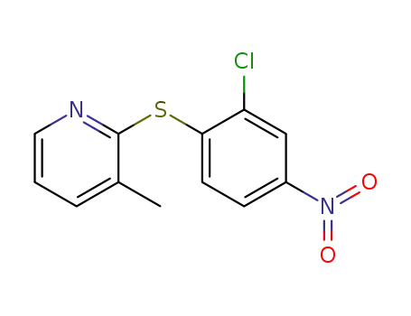 Molecular Structure of 179687-72-0 (2-chloro-4-nitrophenyl 3-methylpyrid-2-yl sulphide)