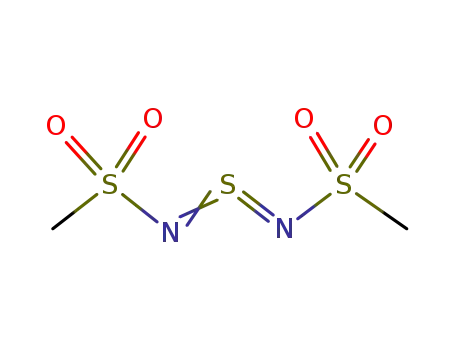 Molecular Structure of 5636-09-9 (<i>N</i>,<i>N</i>'-bis-methanesulfonyl-sulfur diimide)