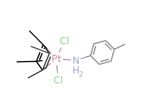 dichloro(tetramethylcyclobutadiene)(p-toluidine)platinum(II)