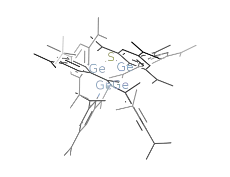 2,2,3,4,5,5-hexakis(2,4,6-triisopropylphenyl)-1-thia-2,3,4,5-tetragermamacyclopent-3-ene
