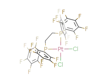 (1,2-bis(bis(pentafluorophenyl)phosphino)ethane)dichloroplatinum(II)
