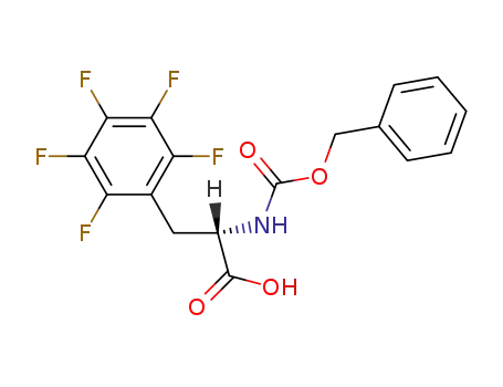 2S-2-benzyloxycarbonylamino-2-(pentafluorophenyl-methyl)-acetic acid