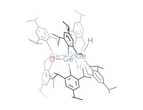 2,2,3,4,5,5,-hexakis(triisopropylphenyl)-1-oxa-2,3,4,5-tetragermacyclopentane