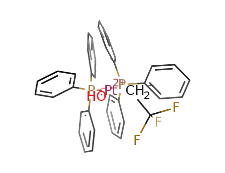 cis-(PPh<sub>3</sub>)2Pt(CH<sub>2</sub>CF<sub>3</sub>)(OH)