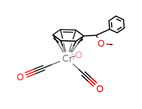 (C<sub>6</sub>H<sub>5</sub>CH(OCH<sub>3</sub>)C<sub>6</sub>H<sub>5</sub>)Cr(CO)3