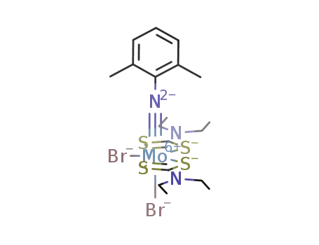 dibromobis(diethyldithiocarbamato)((2,6-dimethylphenyl)imido)molybdenum(VI)