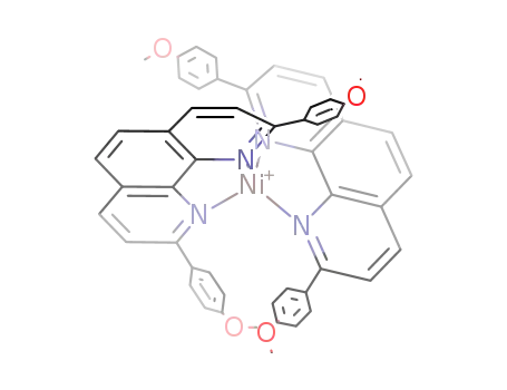 {Ni(I)(2,9-di-p-anisyl-1,10-phenanthroline)2}<sup>(1+)</sup>