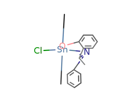 (CH<sub>3</sub>)2SnCl(OC<sub>6</sub>H<sub>4</sub>CCH<sub>3</sub>NC<sub>6</sub>H<sub>5</sub>)