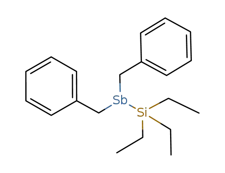 (C<sub>6</sub>H<sub>5</sub>CH<sub>2</sub>)2SbSi(C<sub>2</sub>H<sub>5</sub>)3