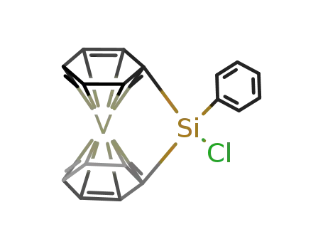Molecular Structure of 151996-08-6 ({bis(η6-phenyl)(Cl)phenylsilane}vanadium)
