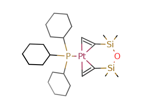 Pt((η-CH2=CHSiMe2)2O)(P(cyclohexyl)3)