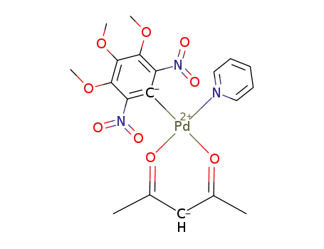 Pd((CH<sub>3</sub>O)3(NO<sub>2</sub>)2C<sub>6</sub>)((CH<sub>3</sub>CO)2CH)(C<sub>5</sub>H<sub>5</sub>N)