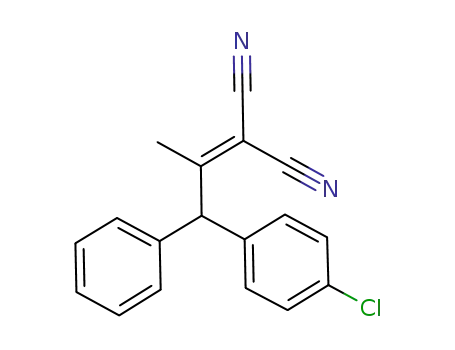 3-(4-chlorophenyl)-2-methyl-3-phenylprop-1-ene-1,1-dicarbonitrile