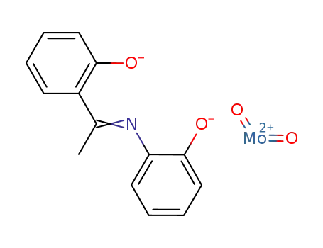 MoO<sub>2</sub><sup>(2+)</sup>*C<sub>6</sub>H<sub>4</sub>(O)(CCH<sub>3</sub>N(C<sub>6</sub>H<sub>4</sub>O))<sup>(2-)</sup>=MoO<sub>2</sub>(C<sub>6</sub>H<sub>4</sub>(O)(CCH<sub>3</sub>N(C<sub>6</sub>H<sub>4</sub>O)))