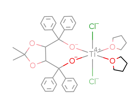 TiCl2(α,α,α',α'-tetraphenyl-1,3-dioxolane-4,5-dimethanolate)(THF)2