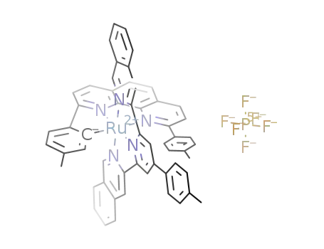 (2,6-bis(3-isoquinolyl)-(4-tolyl)pyridine)(2,9-bis(p-tolyl)-1,10-phenanthroline)ruthenium(II) hexafluorophosphate