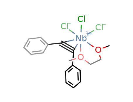 NbCl<sub>3</sub>(1,2-dimethoxyethane)(PhC<sub>.</sub>tplbond.CPh)