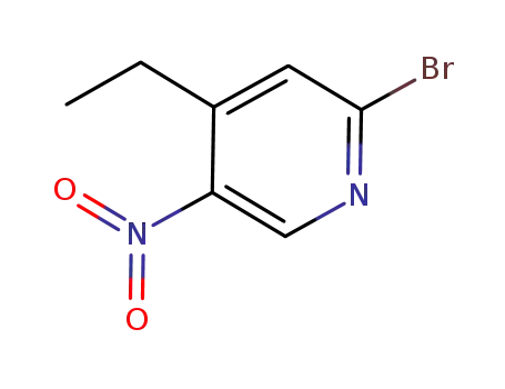 2-BroMo-4-ethyl-5-nitro-pyridine