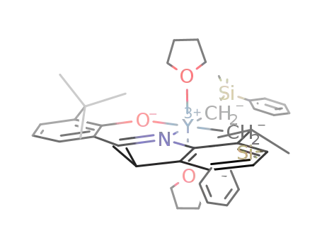 (C<sub>3</sub>H<sub>7</sub>)2C<sub>6</sub>H<sub>3</sub>NCHC<sub>6</sub>H<sub>3</sub>C<sub>4</sub>H<sub>9</sub>O(CH<sub>2</sub>Si(CH<sub>3</sub>)2C<sub>6</sub>H<sub>5</sub>)2Y(C<sub>4</sub>H<sub>8</sub>O)2