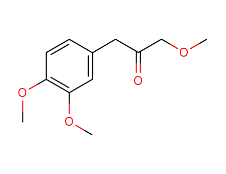 Molecular Structure of 1029559-40-7 (1-(3,4-dimethoxyphenyl)-3-methoxypropane-2-one)