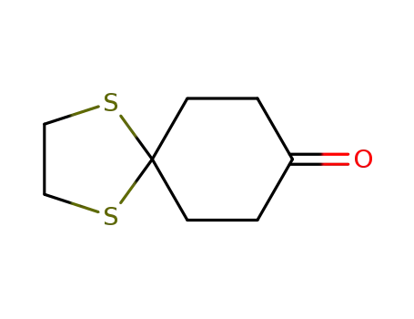 Molecular Structure of 54531-74-7 (1,4-Dithiaspiro[4.5]decan-8-one)