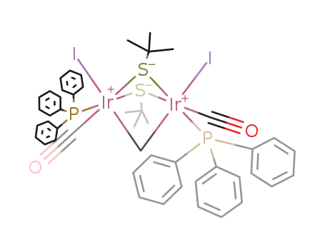 [IrI((CH<sub>3</sub>)3CS)(CO)(P(C<sub>6</sub>H<sub>5</sub>)3)]2(CH<sub>2</sub>)