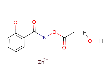 Zn(O-acetylsalicylhydroxamate) * H<sub>2</sub>O