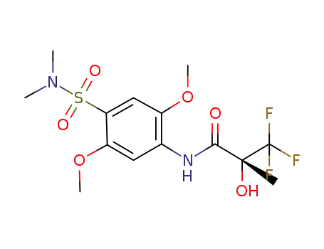 (R)-N-(2,5-Dimethoxy-4-[dimethylaminosulphonyl]phenyl)-3,3,3-trifluoro-2-hydroxy-2-methylpropanamide