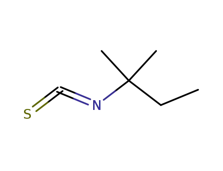 Molecular Structure of 597-97-7 (TERT-PENTYL ISOTHIOCYANATE)