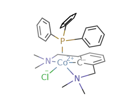 Co[C<sub>6</sub>H<sub>3</sub>(CH<sub>2</sub>N(CH<sub>3</sub>)2)2]Cl((C<sub>6</sub>H<sub>5</sub>)3P)