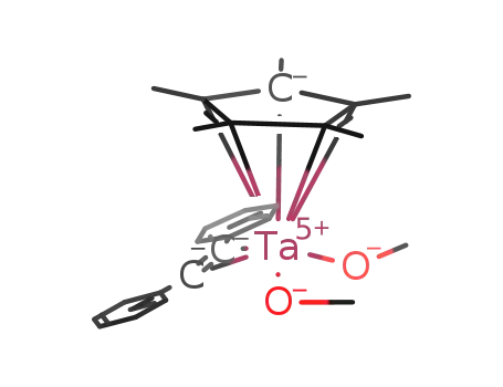 Ta(C<sub>5</sub>(CH<sub>3</sub>)5)(C<sub>6</sub>H<sub>5</sub>C<sub>2</sub>C<sub>6</sub>H<sub>5</sub>)(OCH<sub>3</sub>)2