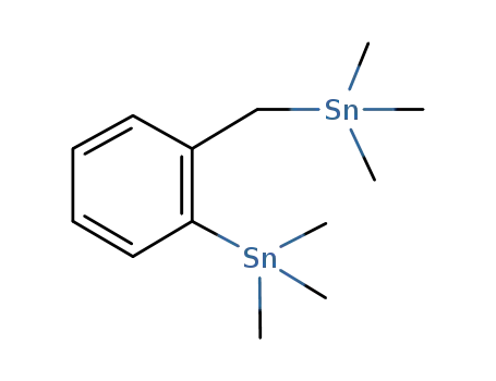 Molecular Structure of 113419-96-8 (Stannane, trimethyl[2-[(trimethylstannyl)methyl]phenyl]-)