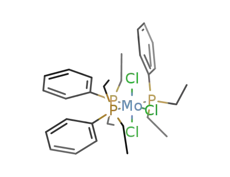 Molecular Structure of 58904-35-1 (Molybdenum, trichlorotris(diethylphenylphosphine)-)