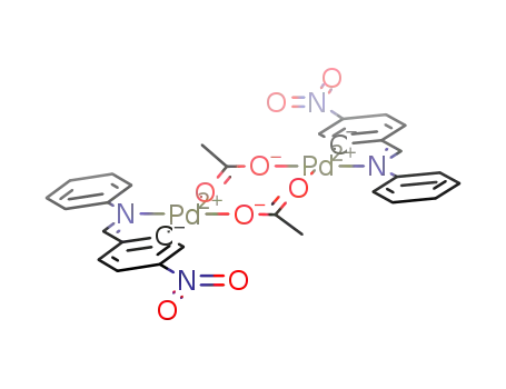 [Pd(NO<sub>2</sub>C<sub>6</sub>H<sub>3</sub>CHNC<sub>6</sub>H<sub>5</sub>)(CH<sub>3</sub>COO)]2