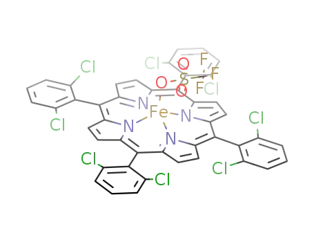 {tetrakis(2,6-dichlorophenyl)porphyrinato}iron(III) triflate