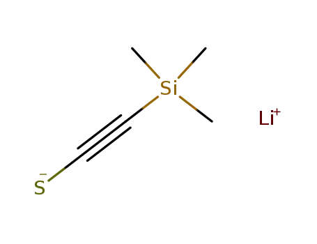 Molecular Structure of 62785-85-7 (Ethynethiol, (trimethylsilyl)-, lithium salt)