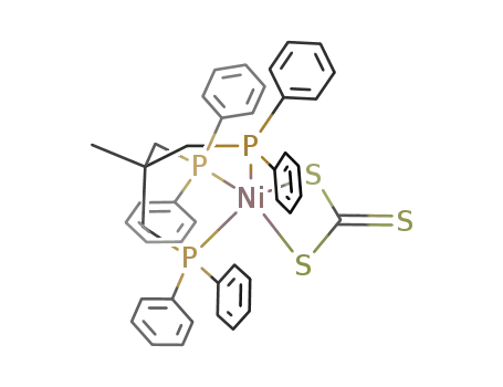 (CH<sub>3</sub>C(CH<sub>2</sub>P(C<sub>6</sub>H<sub>5</sub>)2)3)Ni(S<sub>2</sub>CS)
