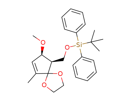 2-methyl-5-O-tert-butyldiphenylsilyloxymethyl-4-methoxy-2-cyclopentadien-1-[1,3]dioxolane