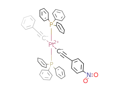 (C<sub>6</sub>H<sub>5</sub>)C<sub>2</sub>Pt[P(C<sub>6</sub>H<sub>5</sub>)3]2C<sub>2</sub>(C<sub>6</sub>H<sub>4</sub>)NO<sub>2</sub>
