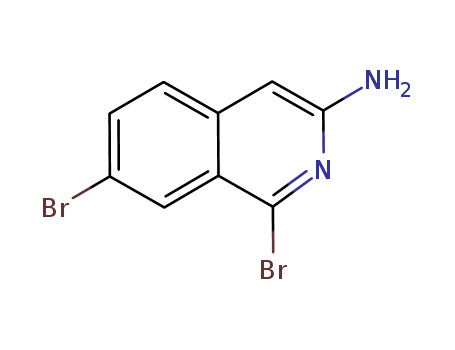 1,7-DIBROMO-3-ISOQUINOLINAMINE